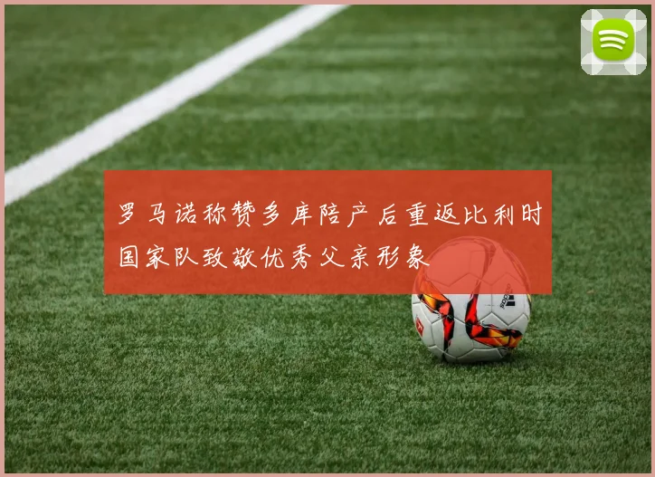 罗马诺称赞多库陪产后重返比利时国家队致敬优秀父亲形象